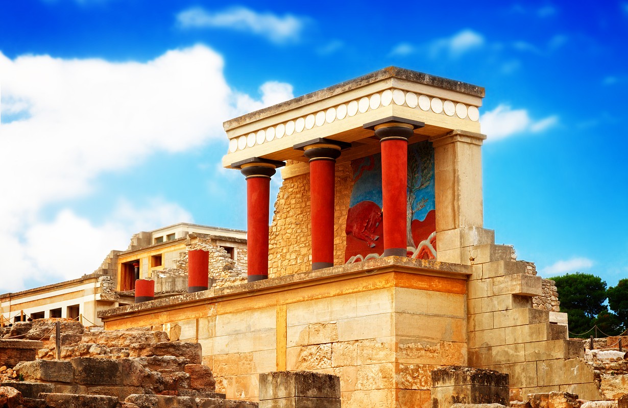 Minoan Palace Of Knossos, Greece